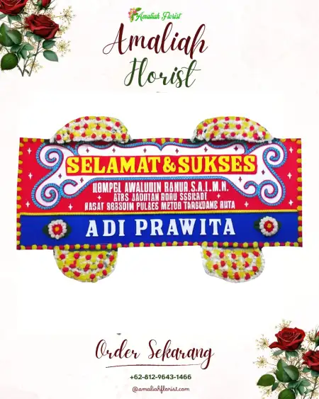 Papan Bunga Ucapan Selamat Talise