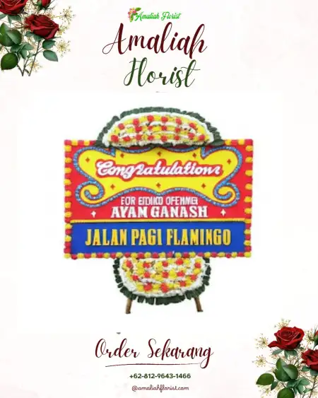 Sewa Papan Bunga Talise
